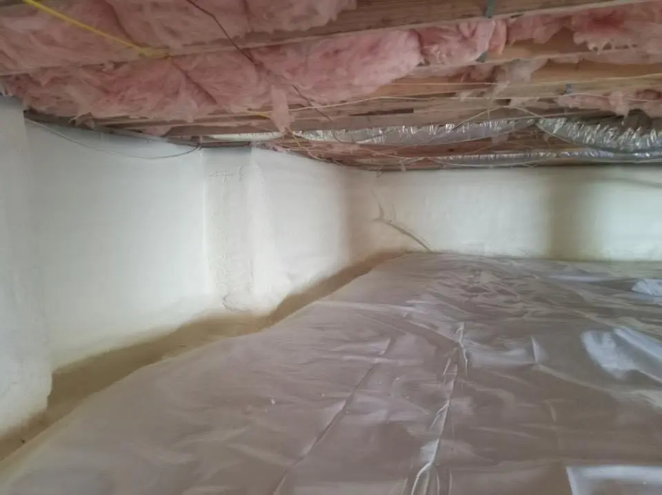 Crawl space encapsulation with closed-cell spray foam for Spray Foam Roofing in Lake City